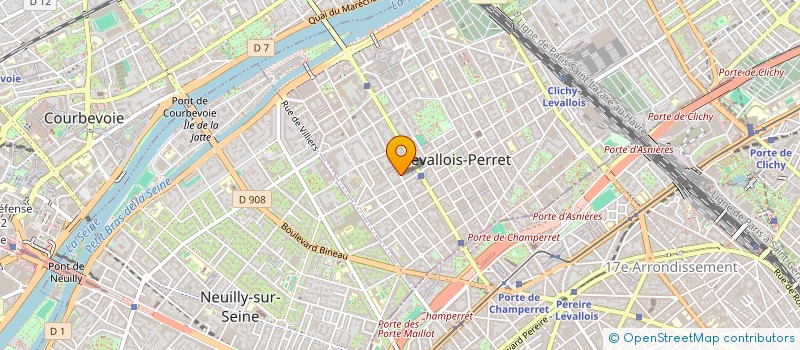 localisation de l'entreprise MADAME KEREN GOTTHEFF à LEVALLOIS-PERRET