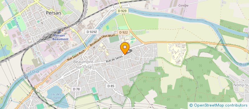 localisation de l'entreprise MADAME KEREN KINDO PEDRO  BEAUMONT-SUR-OISE