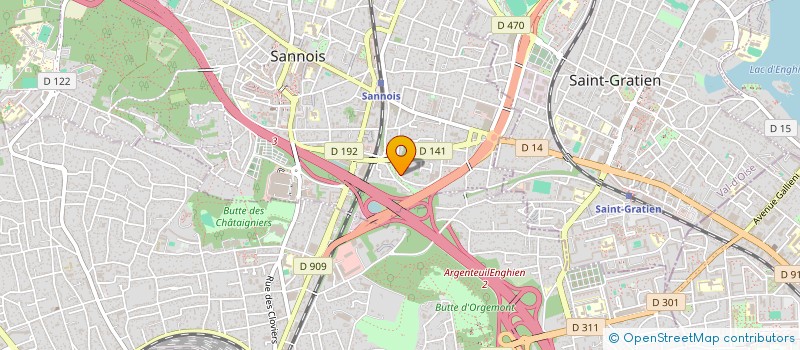 localisation de l'entreprise MADAME KEREN LOUZOUN  SANNOIS