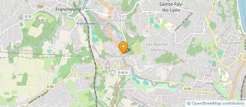 localisation de l'entreprise MADAME KEREN NDONGALA  SAINTE-FOY-LES-LYON