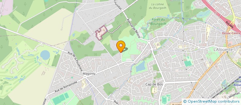 localisation de l'entreprise MADAME KEREN VALRIVIERE  PESSAC