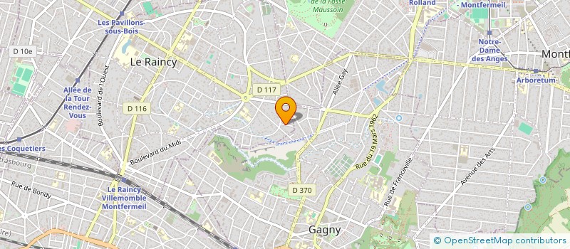 localisation de l'entreprise MADAME KERENE PIERRE  LE RAINCY