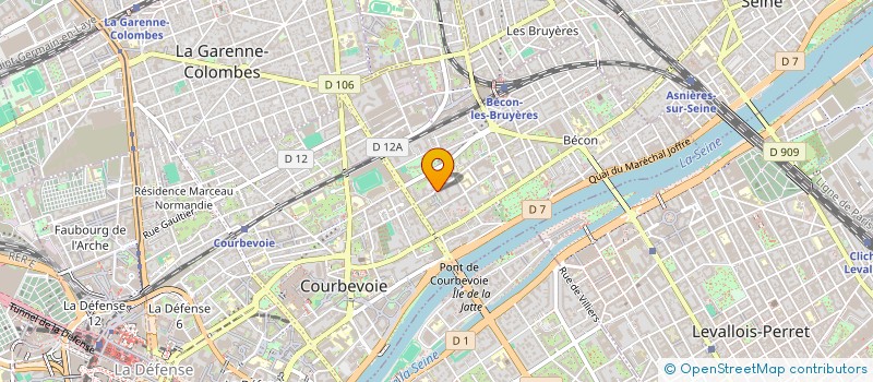 localisation de l'entreprise MADAME KERENNE BONTRON à COURBEVOIE