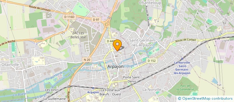 localisation de l'entreprise MADAME KERNITA CHARLES  ARPAJON