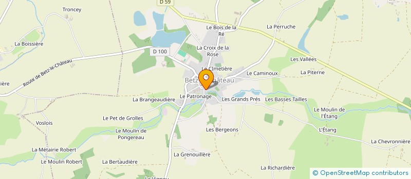 localisation de l'entreprise MADAME KERRI DE COMARMOND  BETZ-LE-CHATEAU