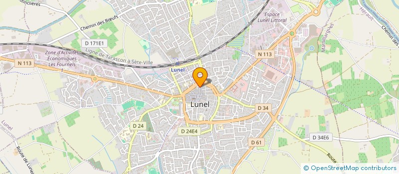 localisation de l'entreprise MADAME KERRY-ANN PIELACH  LUNEL