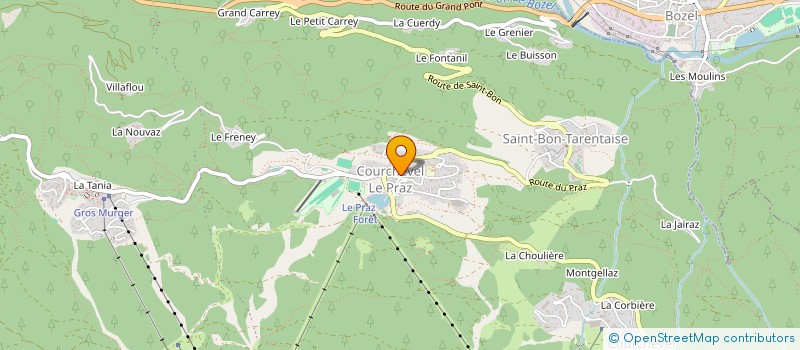 localisation de l'entreprise MADAME KERRY ANNE WILKINSON à COURCHEVEL