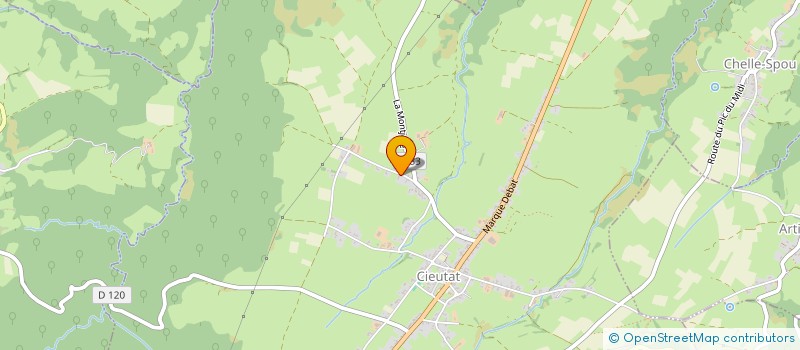 localisation de l'entreprise MADAME KERRY ELIZABETH JENKINSON  CIEUTAT