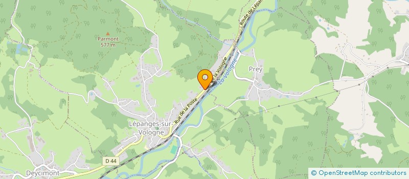 localisation de l'entreprise MADAME KERSTIN KOY  LEPANGES-SUR-VOLOGNE