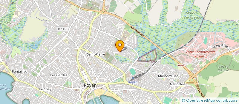 localisation de l'entreprise MADAME KESSIA VERPILLAT  ROYAN