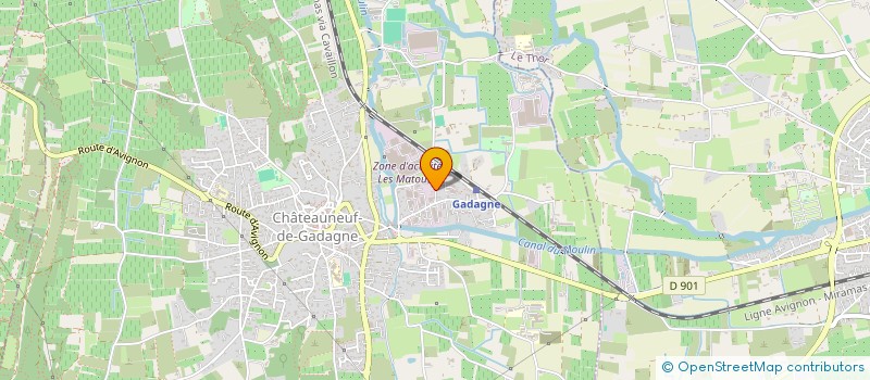 localisation de l'entreprise MADAME KESSIE DOREMUS  CHATEAUNEUF-DE-GADAGNE