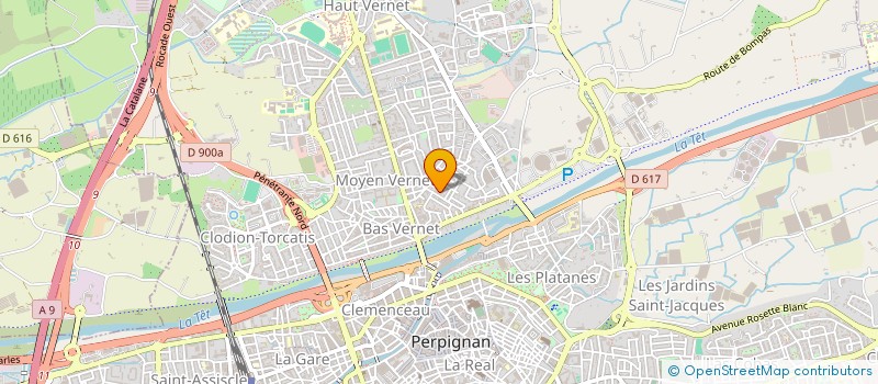 localisation de l'entreprise MADAME KESSY MANO  PERPIGNAN