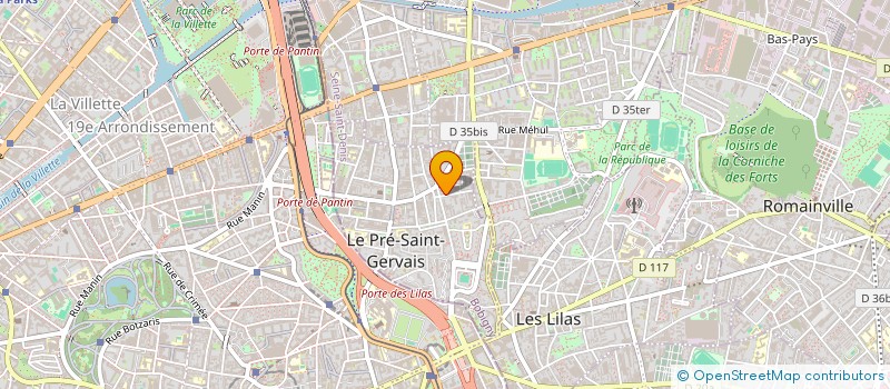 localisation de l'entreprise MADAME KESYAN MIVEKANNIN à LE PRE-SAINT-GERVAIS