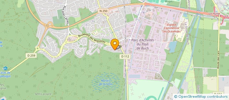 localisation de l'entreprise MADAME KETAKIRI OUEDRAOGO  LA TESTE-DE-BUCH