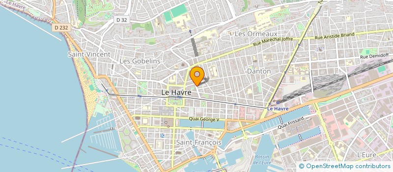 localisation de l'entreprise MADAME KETEVANI CHAMOUGUIA  LE HAVRE