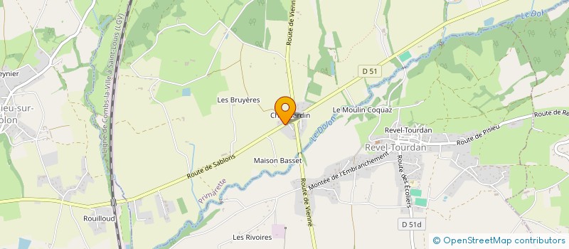 localisation de l'entreprise MADAME KETHELEEN BERTRAND  PRIMARETTE