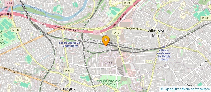 localisation de l'entreprise MADAME KETIE SYLVAIN  CHAMPIGNY-SUR-MARNE