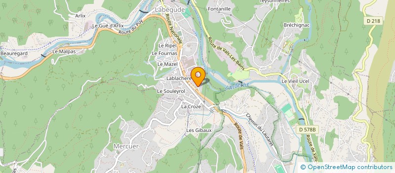 localisation de l'entreprise MADAME KETSANA DUPRE  LABEGUDE