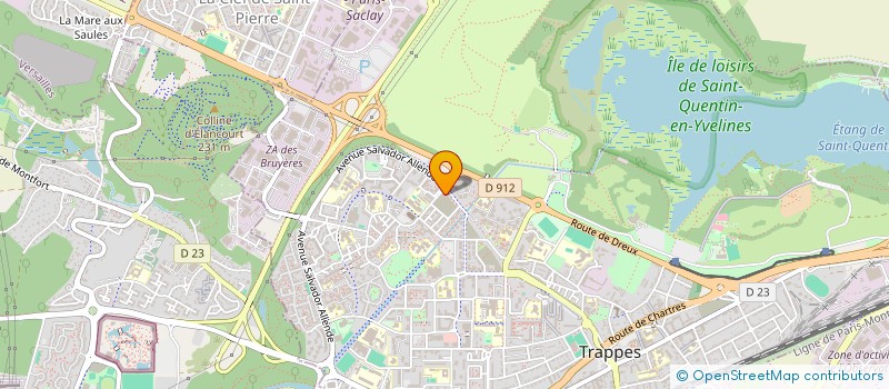 localisation de l'entreprise MADAME KETSIA BONGO NSAU  TRAPPES