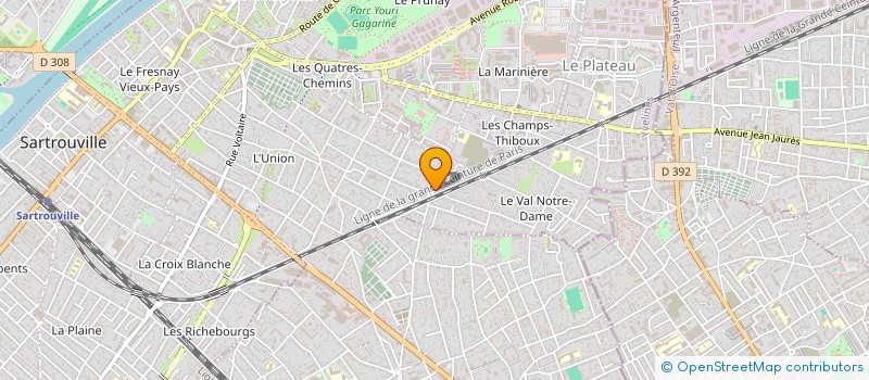 localisation de l'entreprise MADAME KETSIA FOKAM SANDEU à SARTROUVILLE