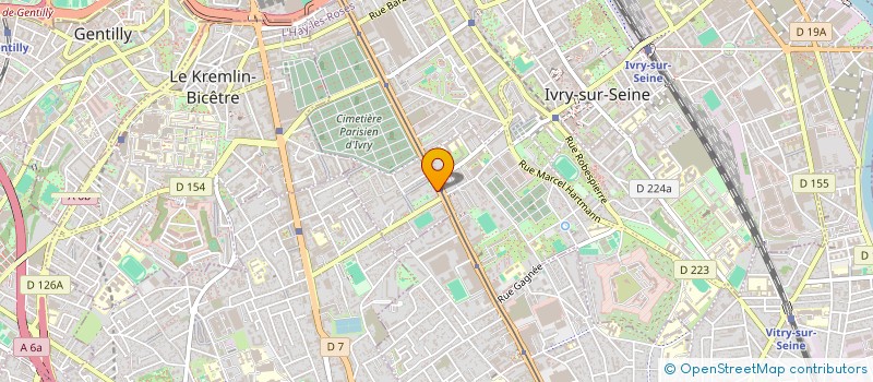 localisation de l'entreprise MADAME KETSIA MENO  IVRY-SUR-SEINE