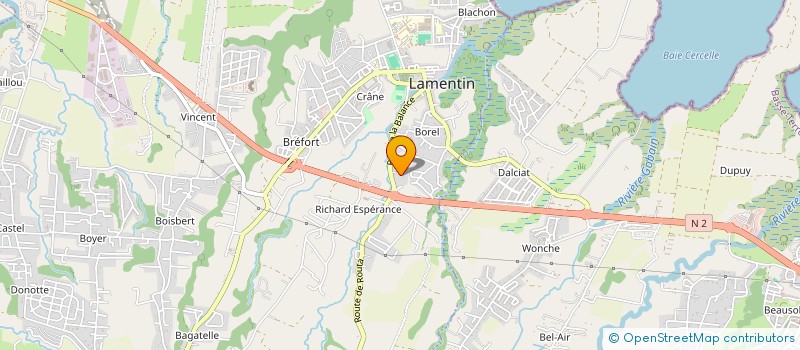 localisation de l'entreprise MADAME KETTY BERGAME  LAMENTIN