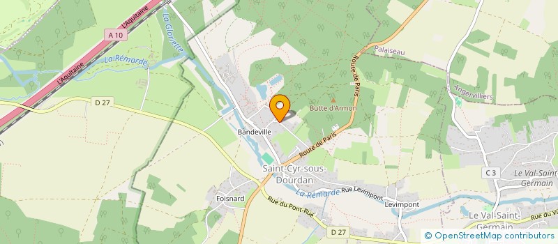 localisation de l'entreprise MADAME KETTY BERNIER  SAINT-CYR-SOUS-DOURDAN