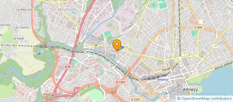 localisation de l'entreprise MADAME KETTY DAUNE à ANNECY