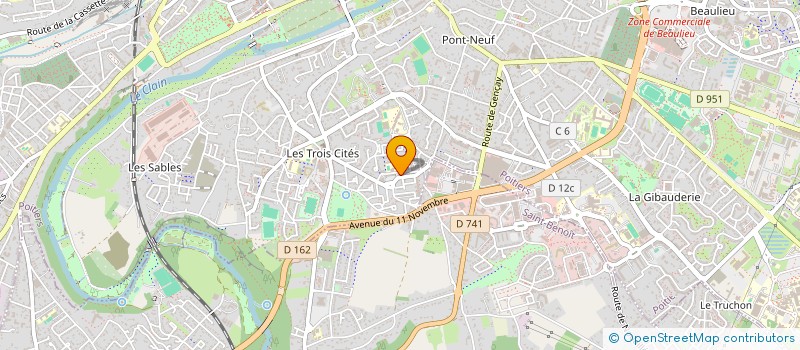 localisation de l'entreprise MADAME KETTY DELOUIS à POITIERS
