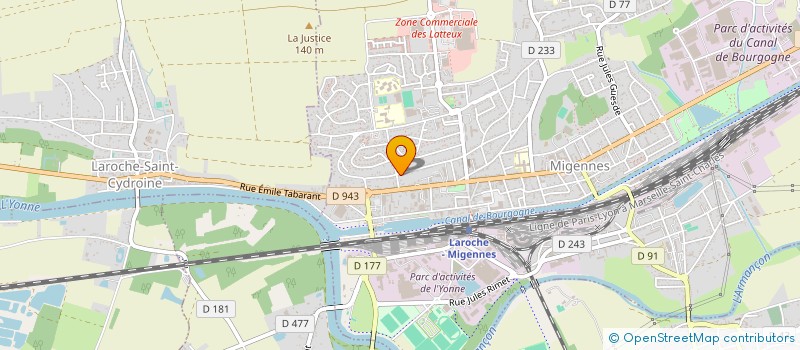 localisation de l'entreprise MADAME KETTY DERY  MIGENNES