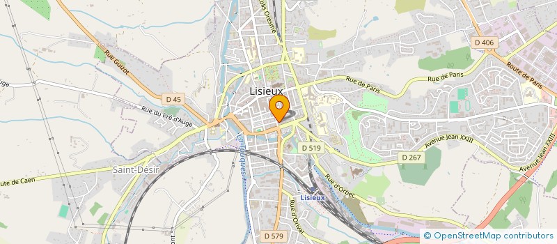 localisation de l'entreprise MADAME KETTY DUREL  LISIEUX