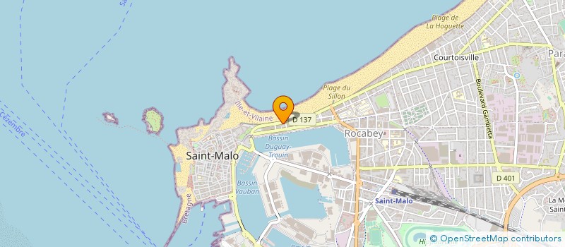 localisation de l'entreprise MADAME KETTY HARDY  SAINT-MALO