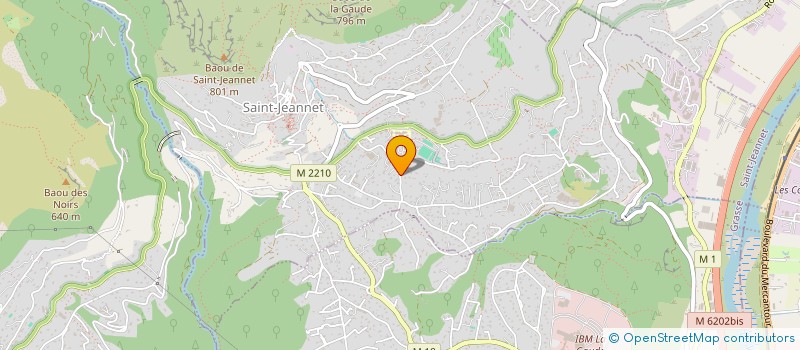 localisation de l'entreprise MADAME KETTY LATELLA  SAINT-JEANNET