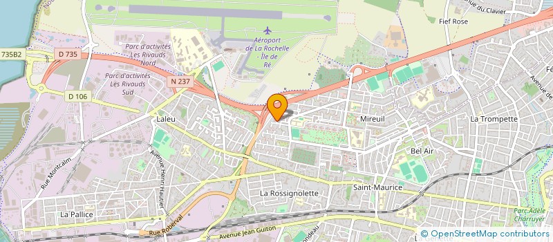 localisation de l'entreprise MADAME KETTY LE PELLETIER  LA ROCHELLE