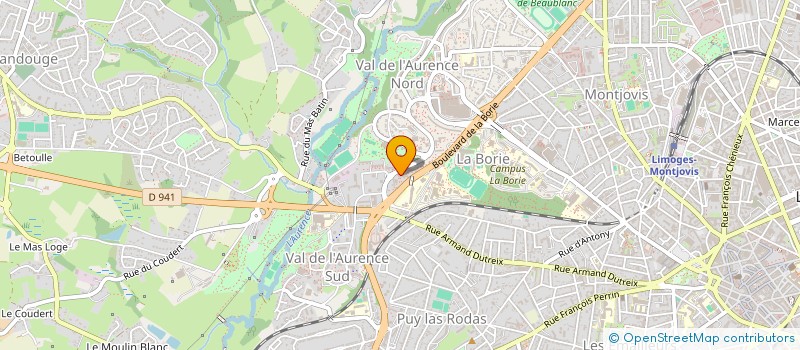localisation de l'entreprise MADAME KETTY LEGROS  LIMOGES