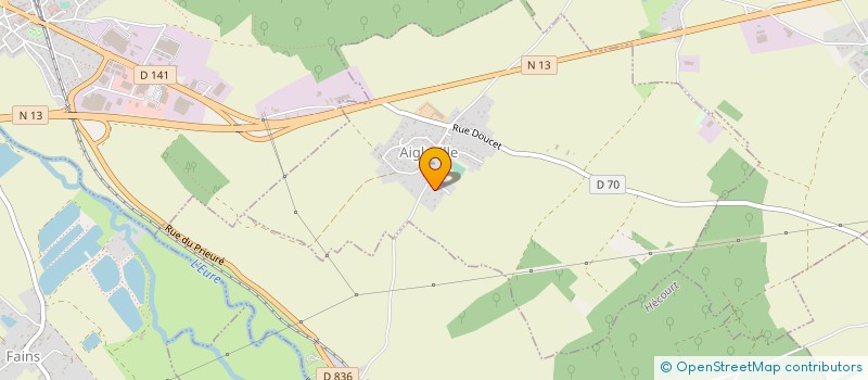 localisation de l'entreprise MADAME KETTY LETARTRE  AIGLEVILLE