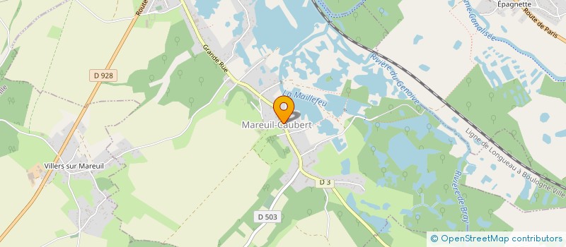 localisation de l'entreprise MADAME KETTY LEVEQUE  MAREUIL-CAUBERT