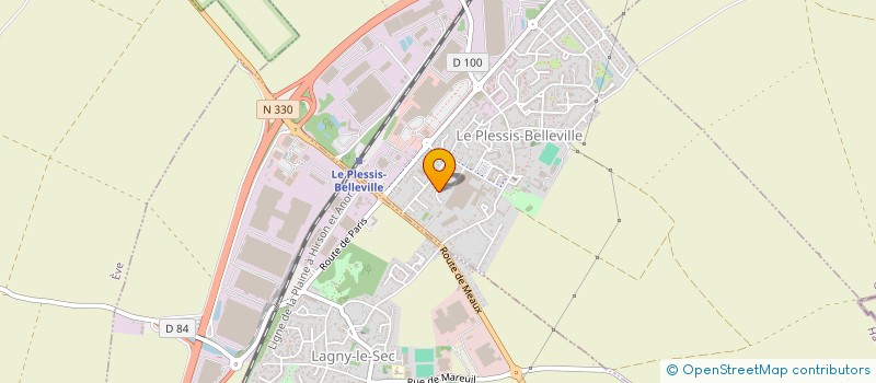 localisation de l'entreprise MADAME KETTY LHOMME à LE PLESSIS-BELLEVILLE