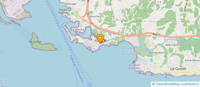 localisation de l'entreprise MADAME KETTY MORVAN  LE GOSIER