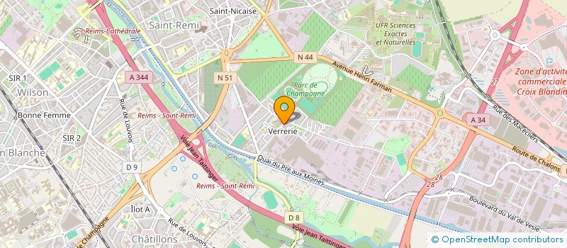 localisation de l'entreprise MADAME KETTY RAINSARD  REIMS