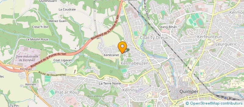 localisation de l'entreprise MADAME KETTY SAMINADIN à QUIMPER