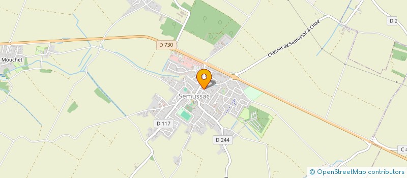 localisation de l'entreprise MADAME KETTY SCHULER-MARIE-TRIDEAU  SEMUSSAC