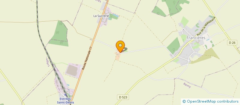 localisation de l'entreprise MADAME KETTY VISSE  FRANCIERES