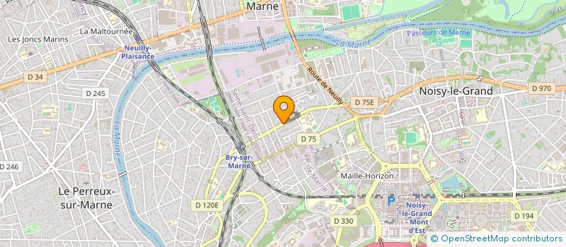 localisation de l'entreprise MADAME KETURA TANASI  NOISY-LE-GRAND