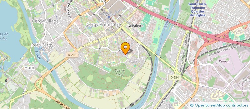 localisation de l'entreprise MADAME KETY LANCON  CERGY