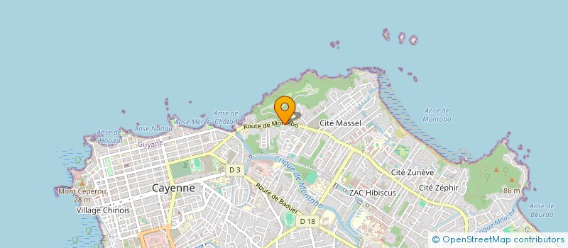 localisation de l'entreprise MADAME KETYSCIA NEMOUTHE  CAYENNE