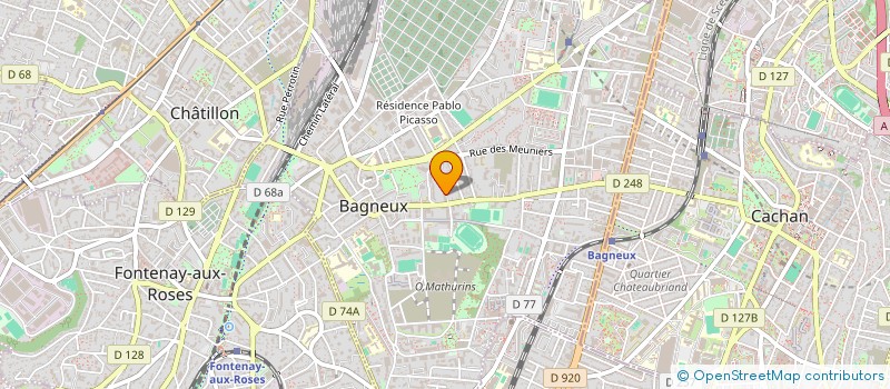localisation de l'entreprise MADAME KEVA EPALE NGOWO à BAGNEUX