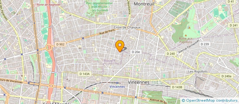 localisation de l'entreprise MADAME KEVINA GUEMENE à MONTREUIL