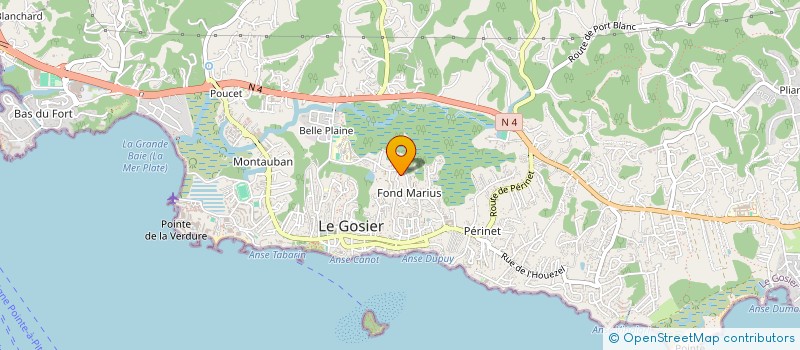 localisation de l'entreprise MADAME KEYCHA BONGOUT-RESISSAL à LE GOSIER