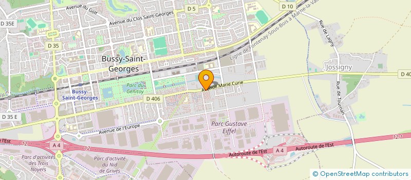 localisation de l'entreprise MADAME KEYSIA MELANE BATHILY  BUSSY-SAINT-GEORGES